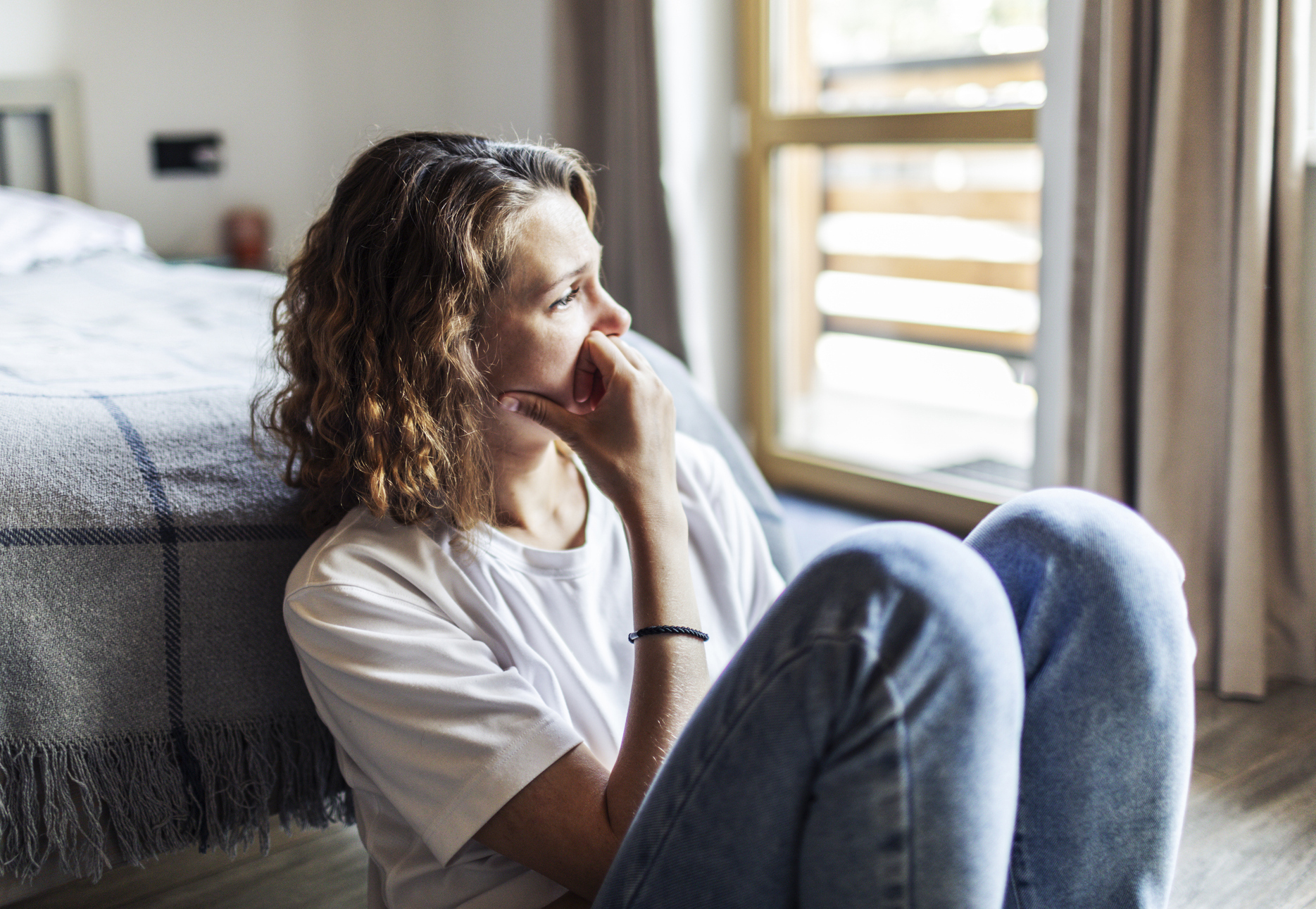 Concerned woman